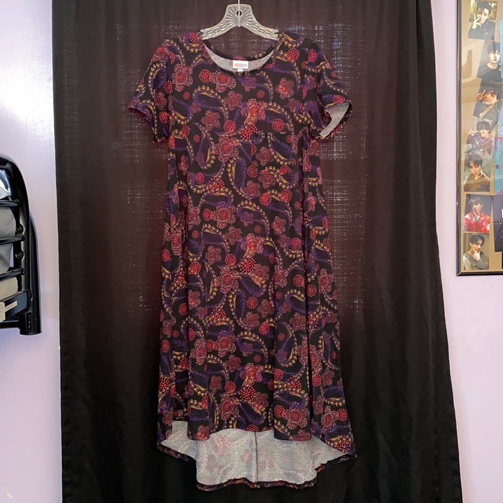 Fun Floral LuLaRoe Dress w/ Front Pocket